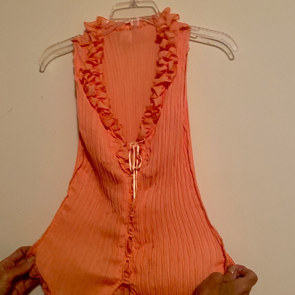 Orange Blouse